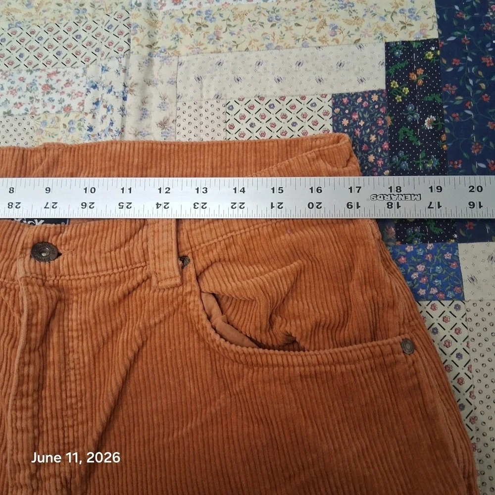 Kickers Classics Corduroy Carpenter Pants Size 34 Brown Skater Y2K Baggy